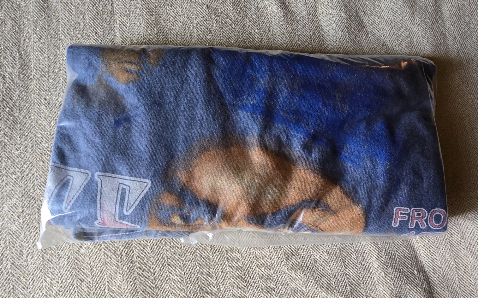 Ice Cube Blue Vintage-Style Acid Wash Rap T-Shirt Size L (42-44) Unisex