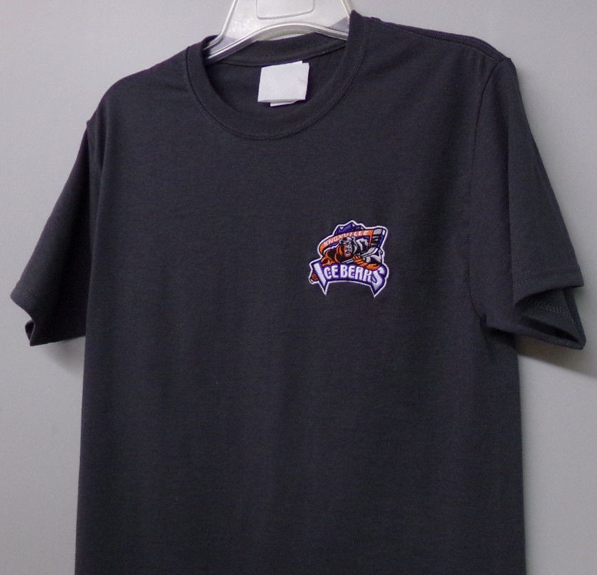 Knoxville Ice Bears SPHL Hockey Embroidered Adult T-Shirt S-6XL, LT-4XLT New