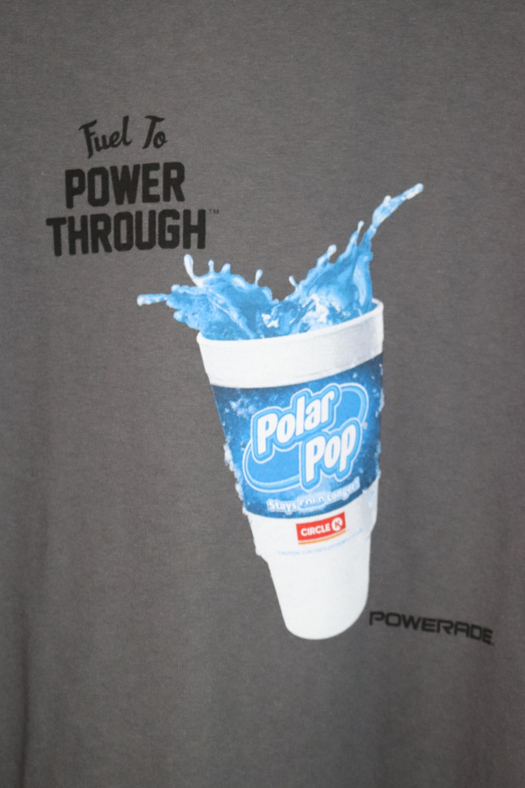 NEW Circle K Polar Pop Powerade Gray Mens T-Shirt RARE M L XL 2XL