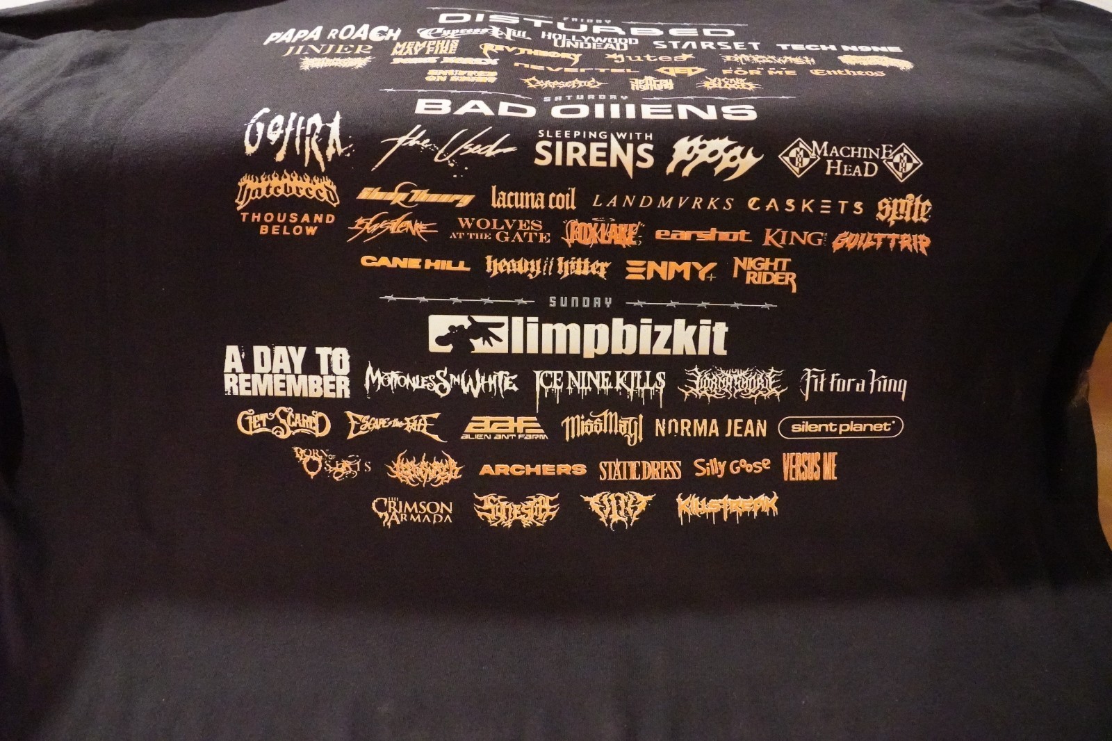 Inkcarceration Prison Music Festival Ink 2026 T Shirt Black Gildan XL L M