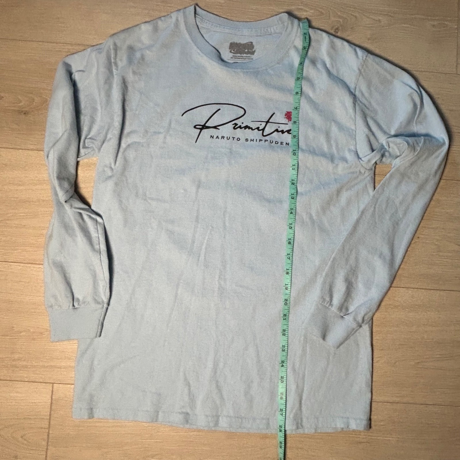 Primitive x Naruto Shippuden Know the Pain Long Sleeve T-Shirt Light Blue Mens M