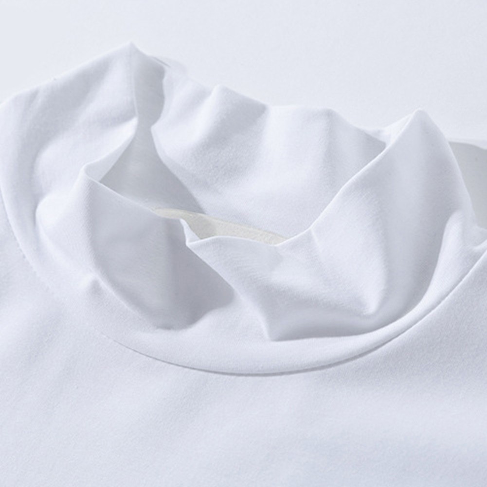Mens Casual Half Turtleneck Long Sleeve Pullover Activewear T Shirt Tops