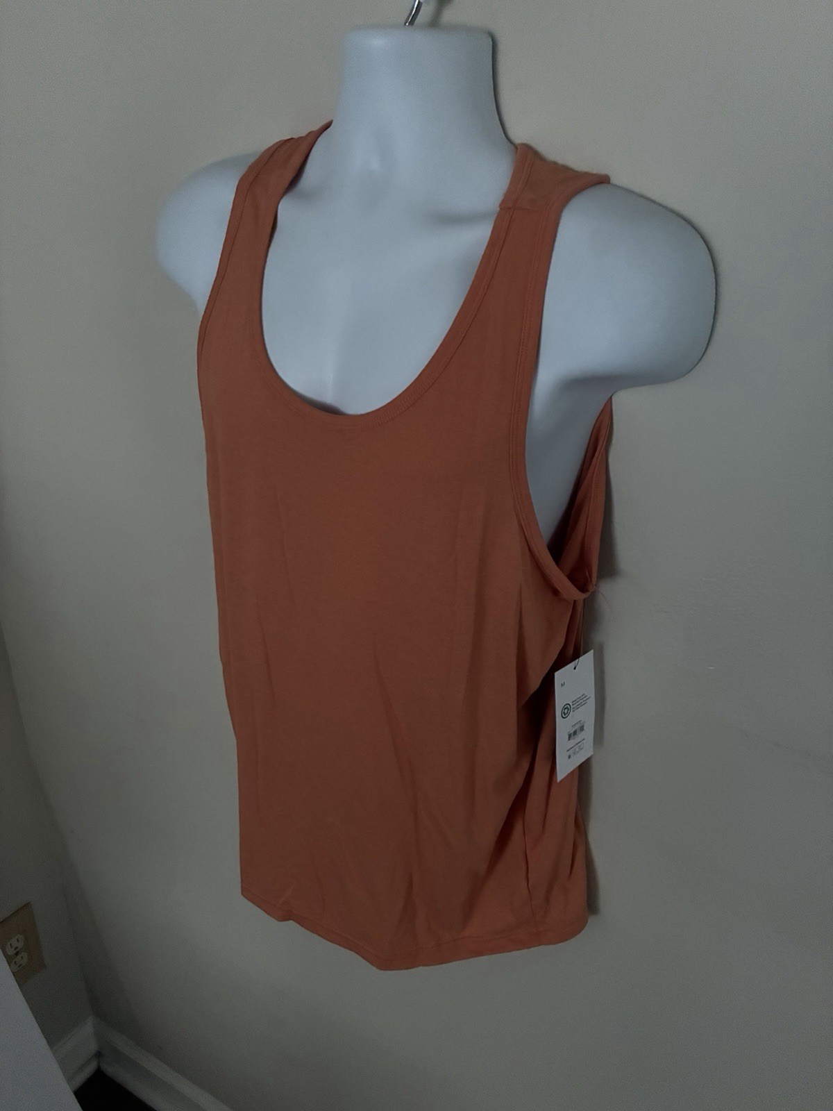ATHLETIC WORKS MENS ORANGE ADORE TRI-BLEND TANK SIZE 2XL NEW WITH TAGS