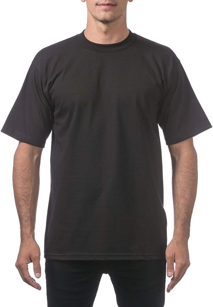 Brand New Pro Club Heavy Weight Short Sleeve T Shirt Black & White