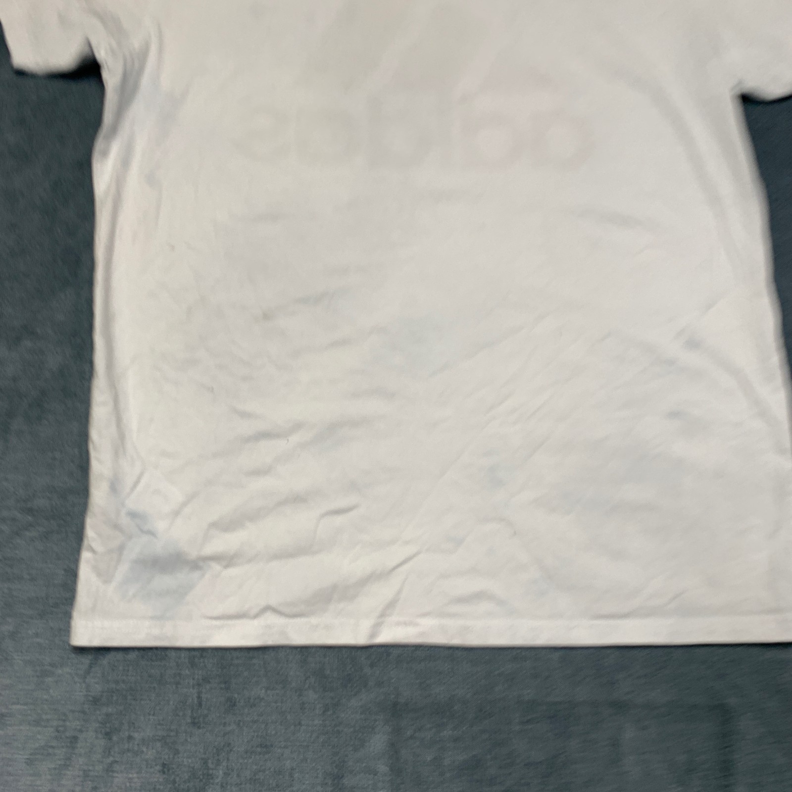 Adidas T Shirt Mens Large White Logo Short Sleeve Outdoor Travel Pullover Tee