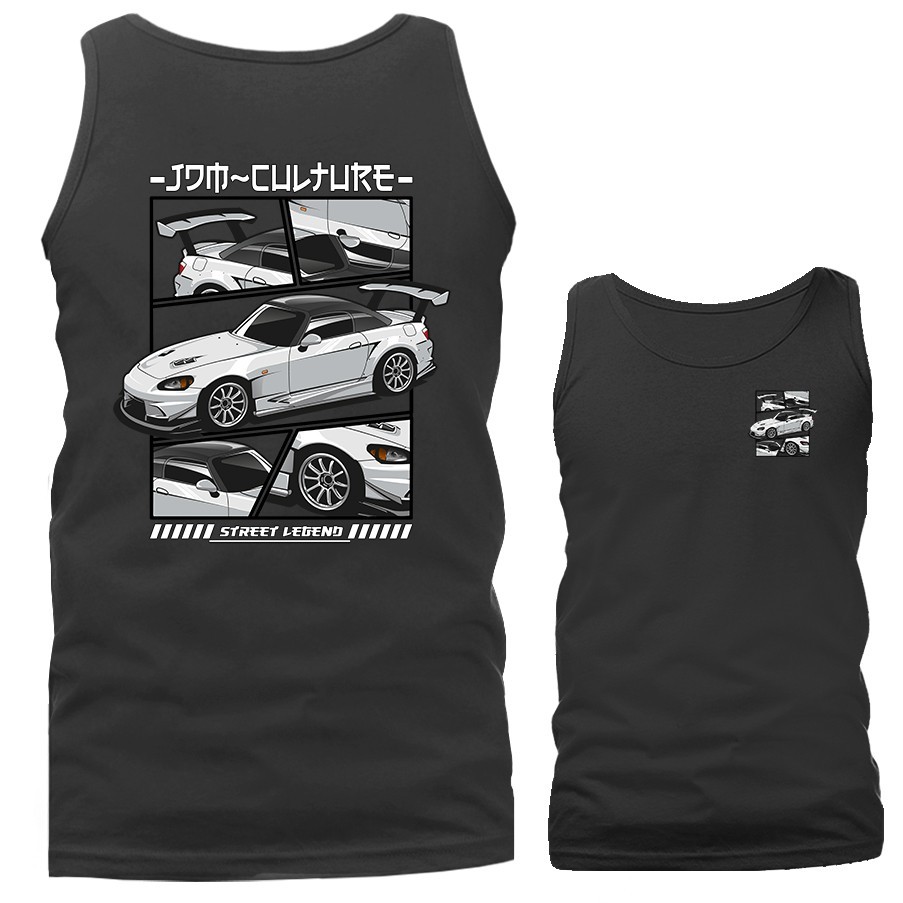 JDM Culture Street Legend Imported Tuned Custom Sports Car Tank Top
