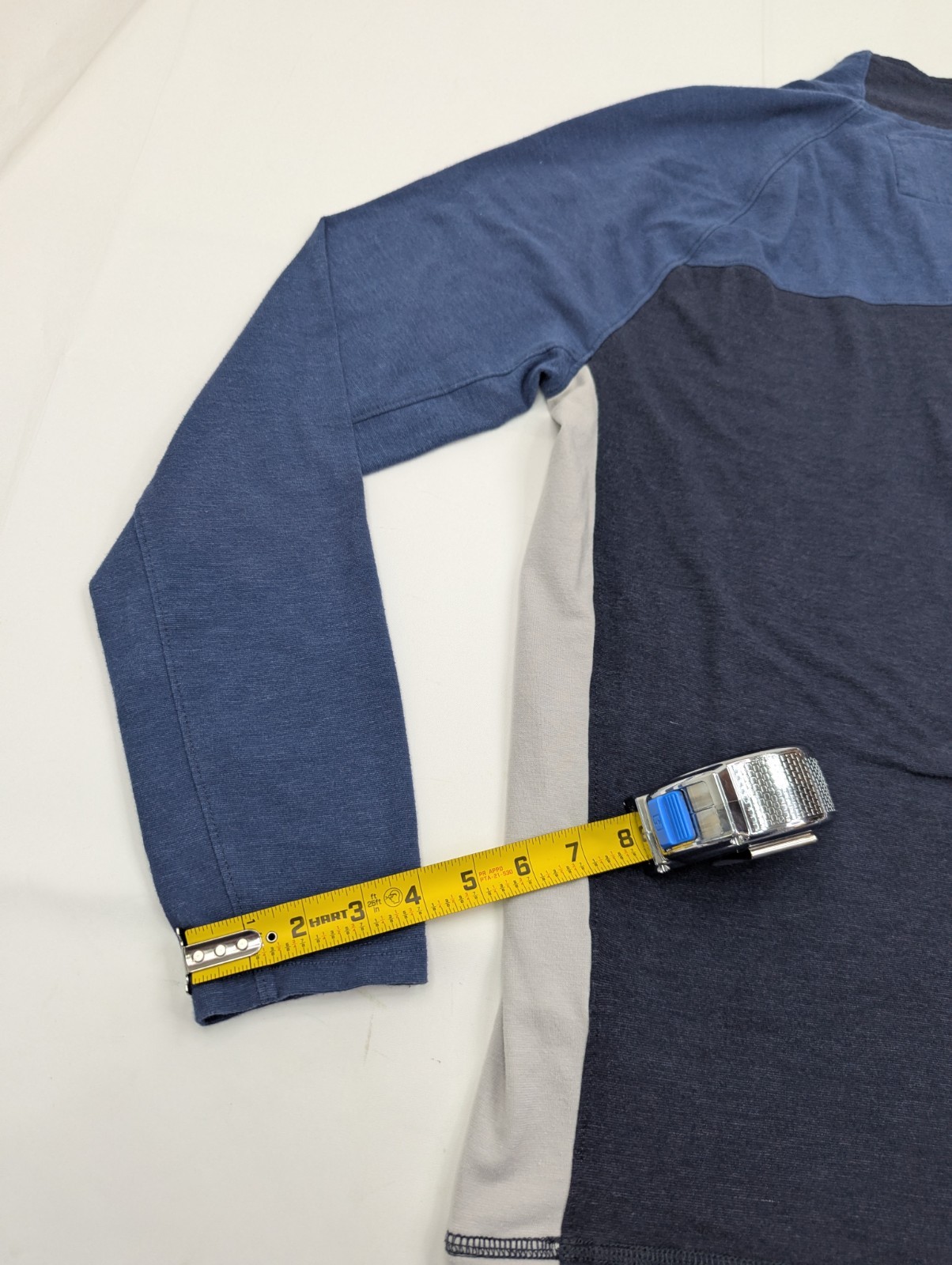Abercrombie & Fitch 1/4 Zip Lightweight Pullover Shirt Sweater, Men M, Blue EUC