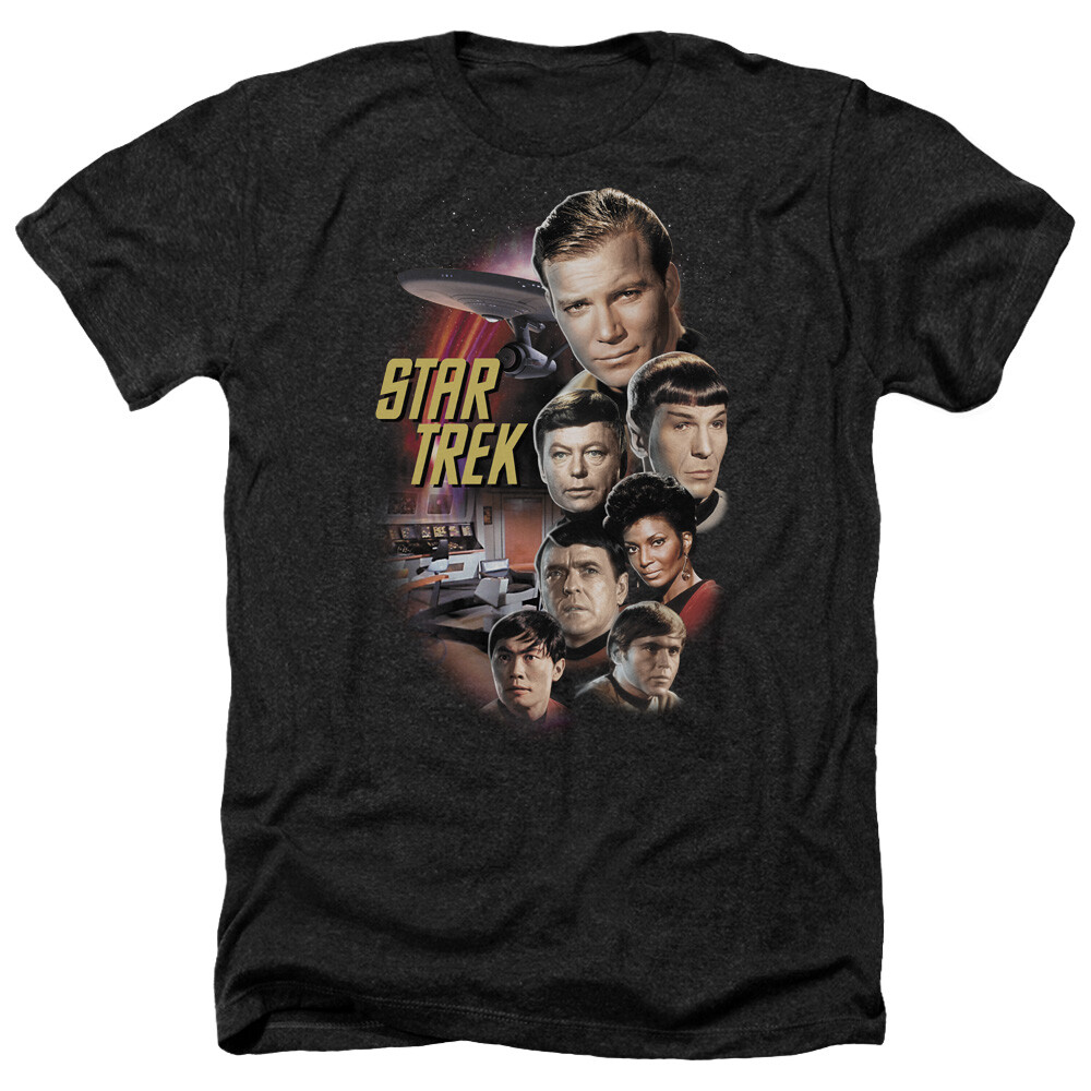 Star Trek The Classic Crew Original Series TOS Licensed Adult T-Shirt