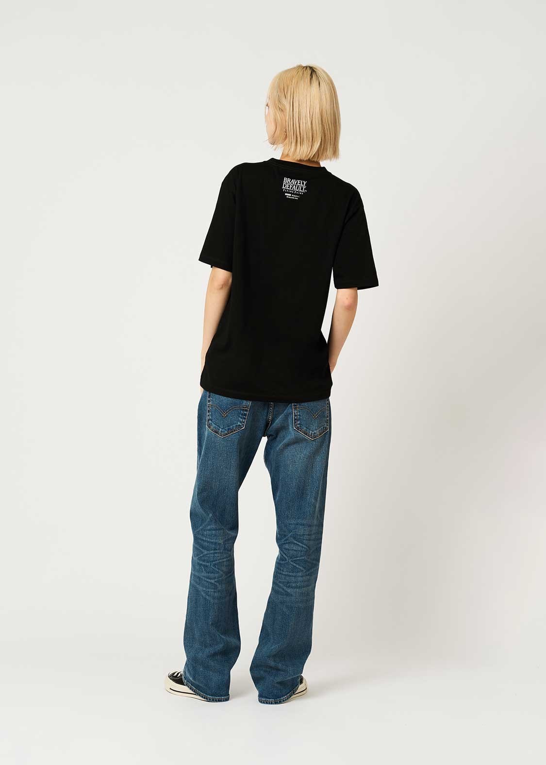 [Graniph] Bravely Default / Octopath Traveler Airy T-shirt, Black, Sizes SS-XXL
