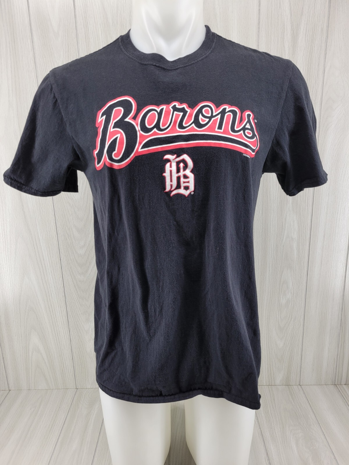 Birmingham Barons T Shirt Men’s Size Large Black