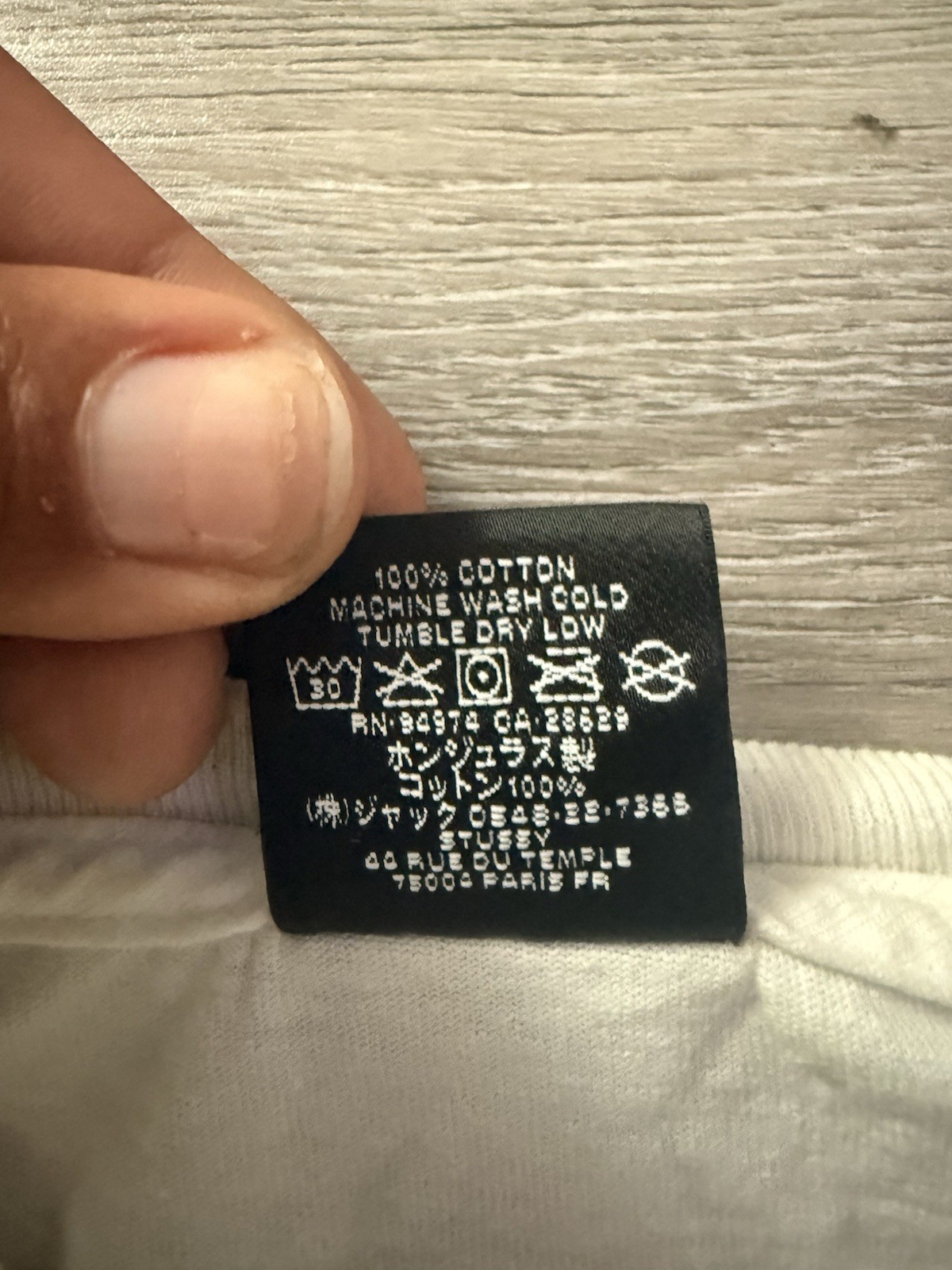 Stussy 8 Ball Graphic T-Shirt White Size XL Big Back Logo Streetwear