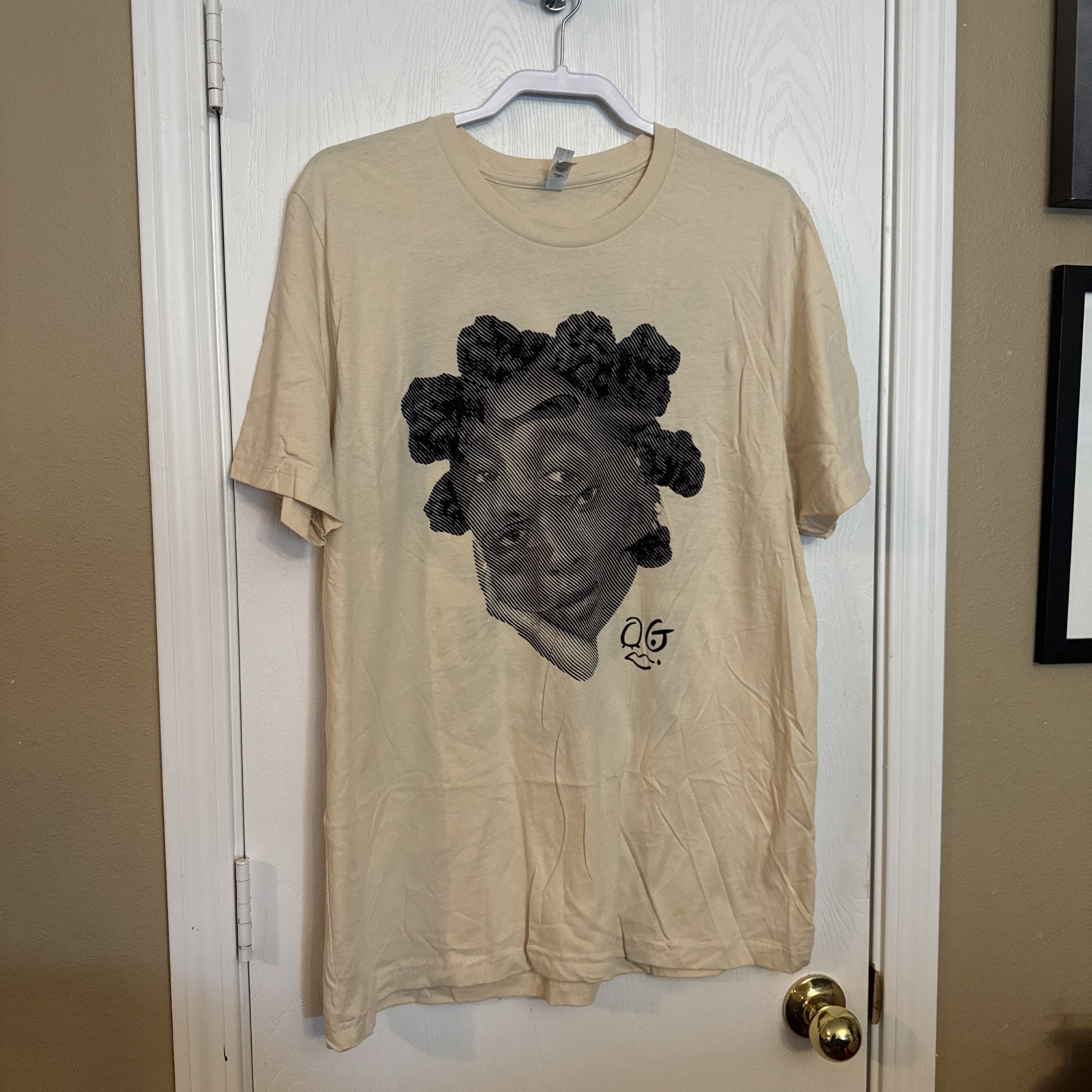 NWOT Smino Zero Fatigue Shirt Cream Monologues Album Tour Merch Rare Size XL