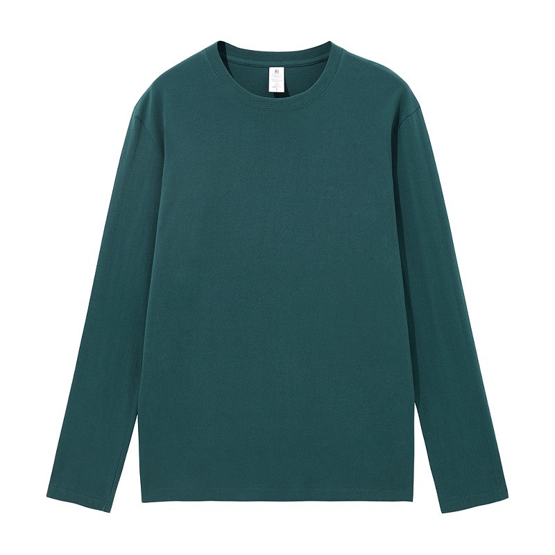 2026 Brand New Combed Compactall Cotton Heavy Round Neck Solid Color