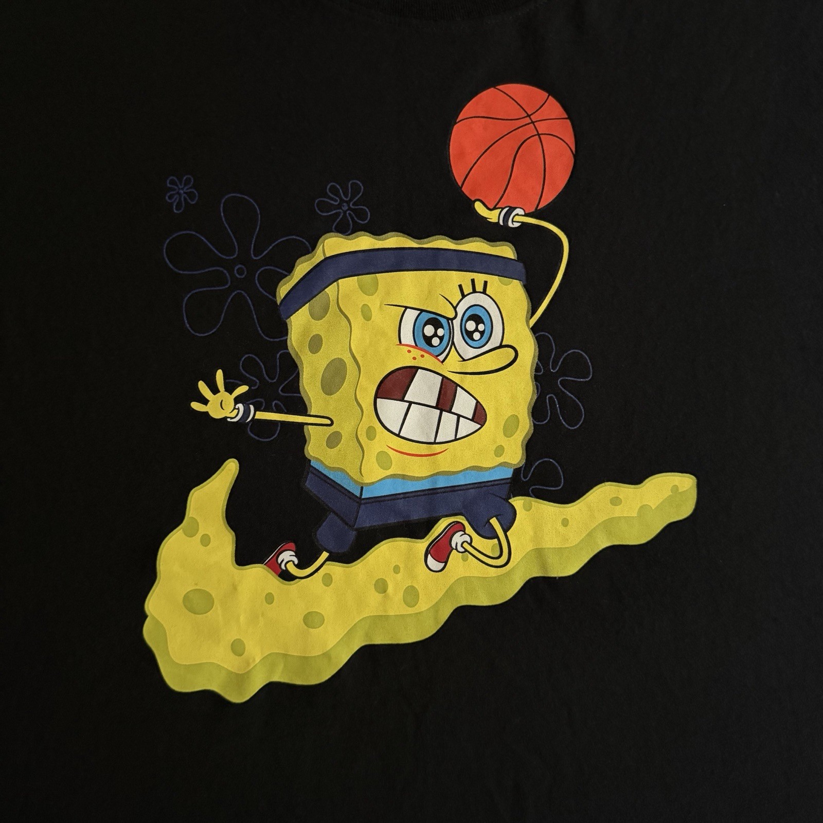 Nike SpongeBob SquarePants Kyrie Irving T-Shirt Men 2XL Basketball Essentials
