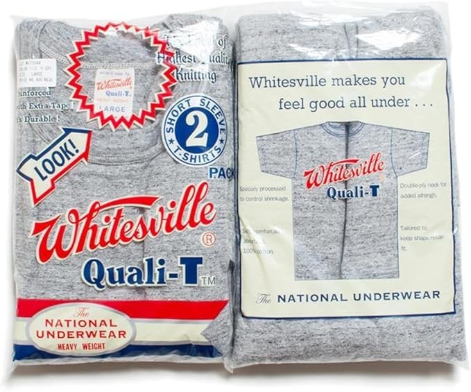 WHITESVILLE 2-PACK T-SHIRT – White [ WV73544 ] Made in Japan