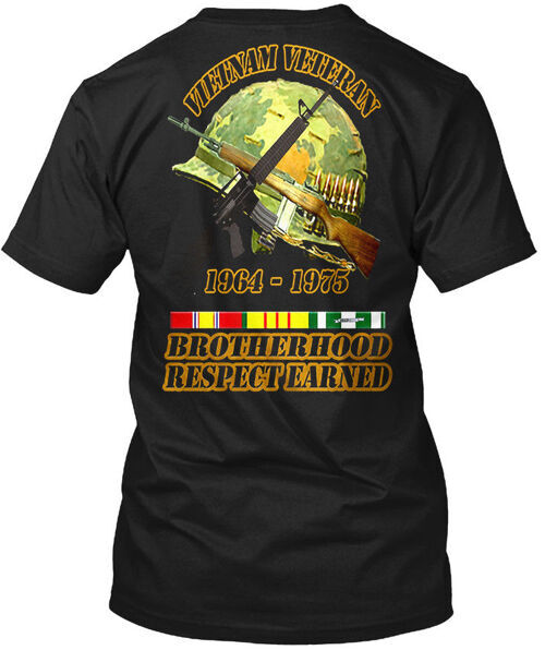 Vietnam Veteran Brotherhood Collection1 T-Shirt Made in the USA Size S to 5XL