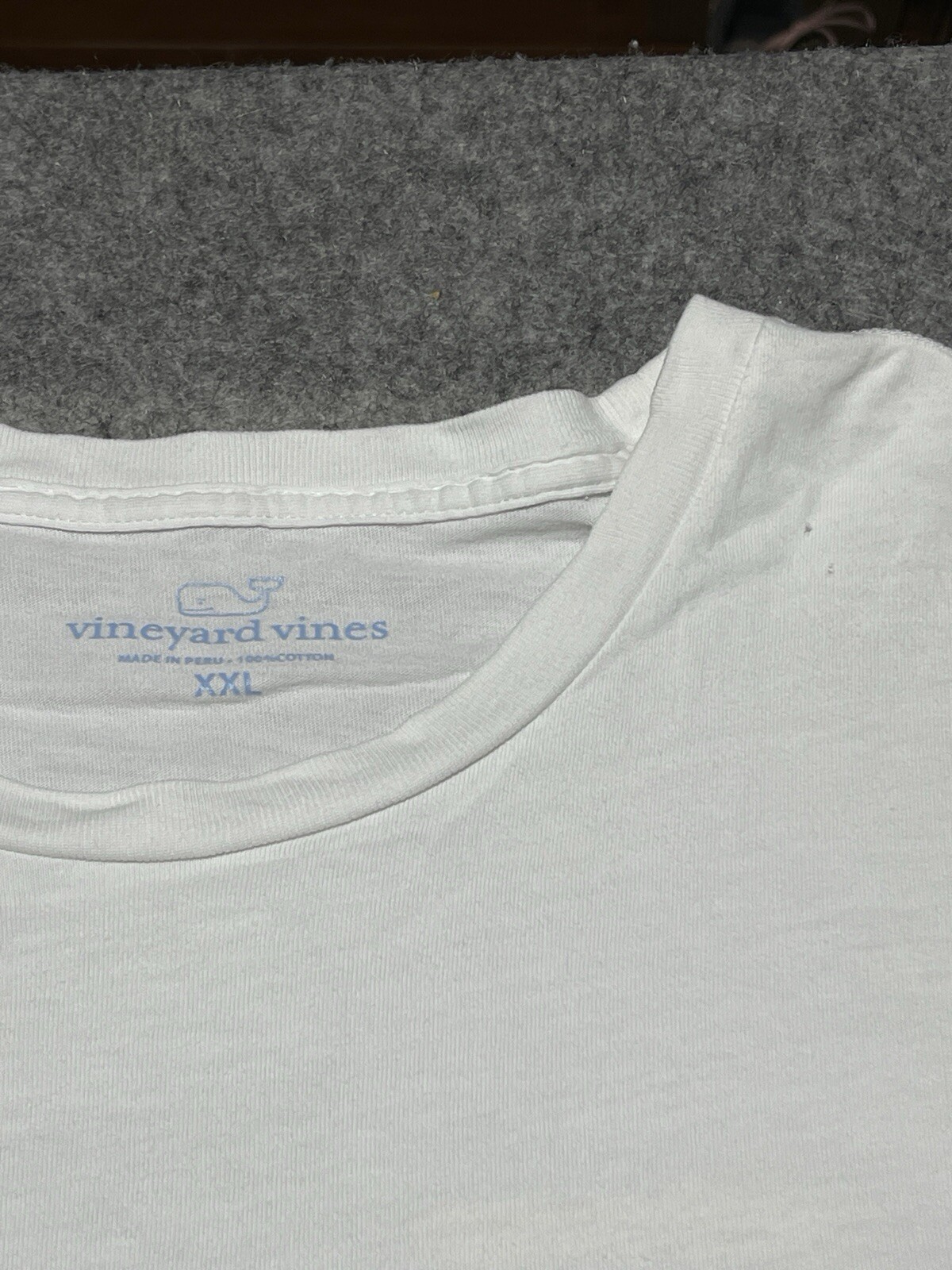 Vineyard Vines Pocket Long Sleeves White 2XL SEA GULLS Shirt Surf Board Ocean