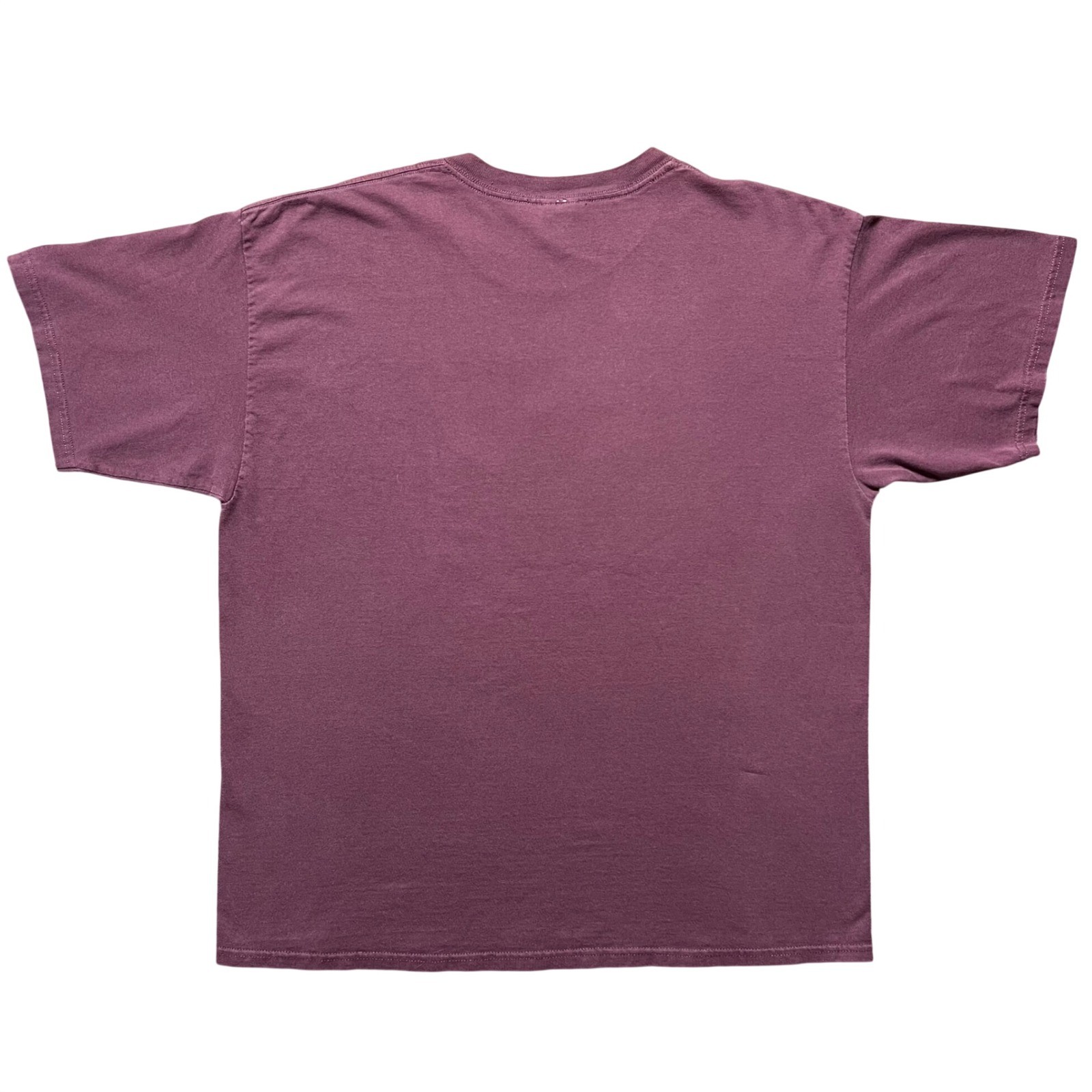 Vintage 90s Lake Tahoe Souvenir T Shirt Mens XL Burgundy Floral Graphic Cotton