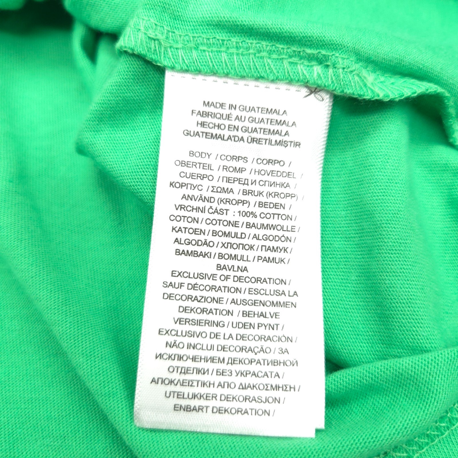 POLO RALPH LAUREN CREW T-SHIRT -XXL- GREEN SHORT SLEEVE -YELLOW PONY -KNIT