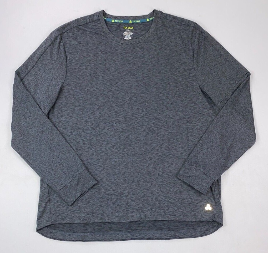 NEW Men’s Tek Gear Polyester/Spandex 2XL Heavyweight Long Sleeve Shirt