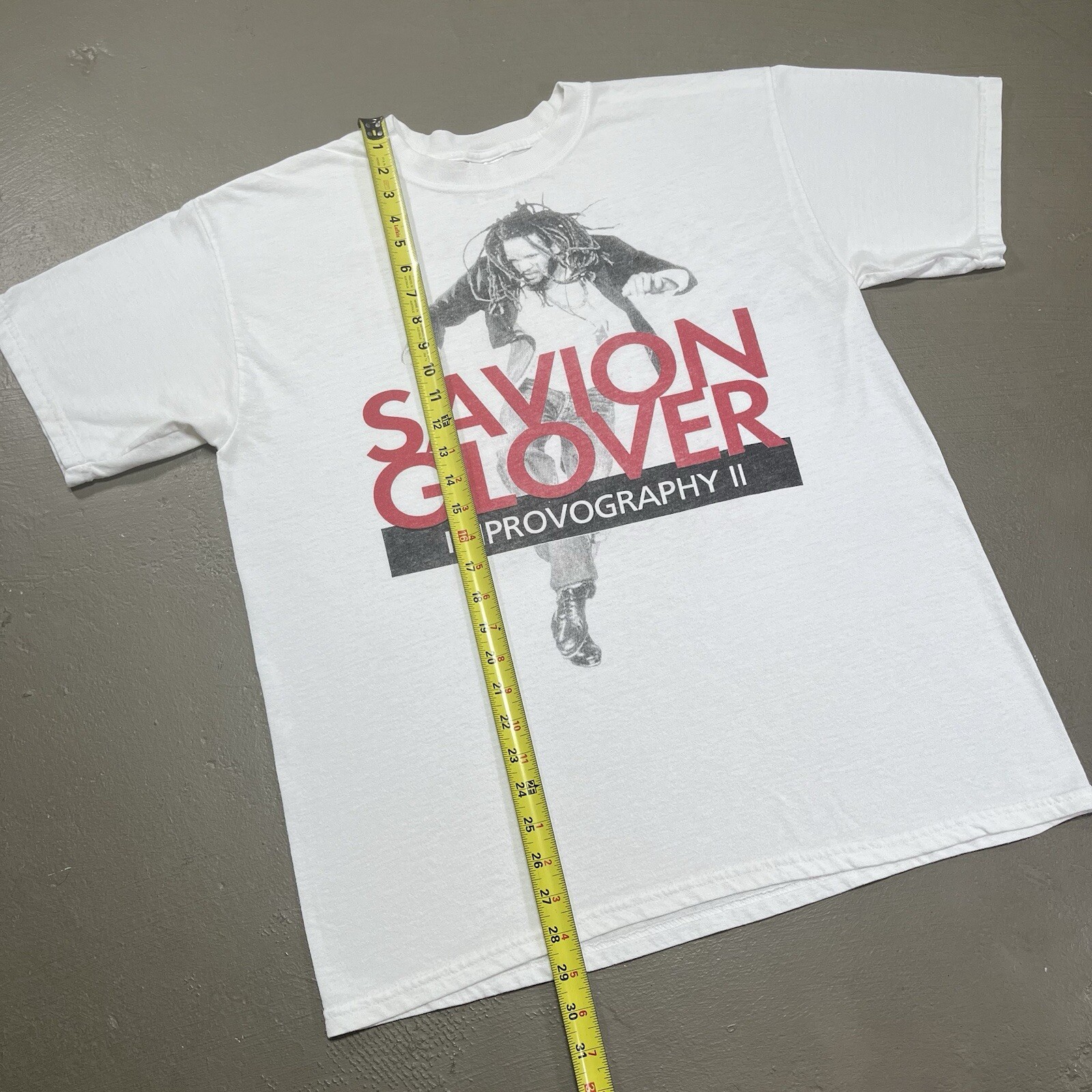 Vintage Savion Glover Tap Dance Funk T Shirt Large 90s Y2K Tour Philadelphia Art