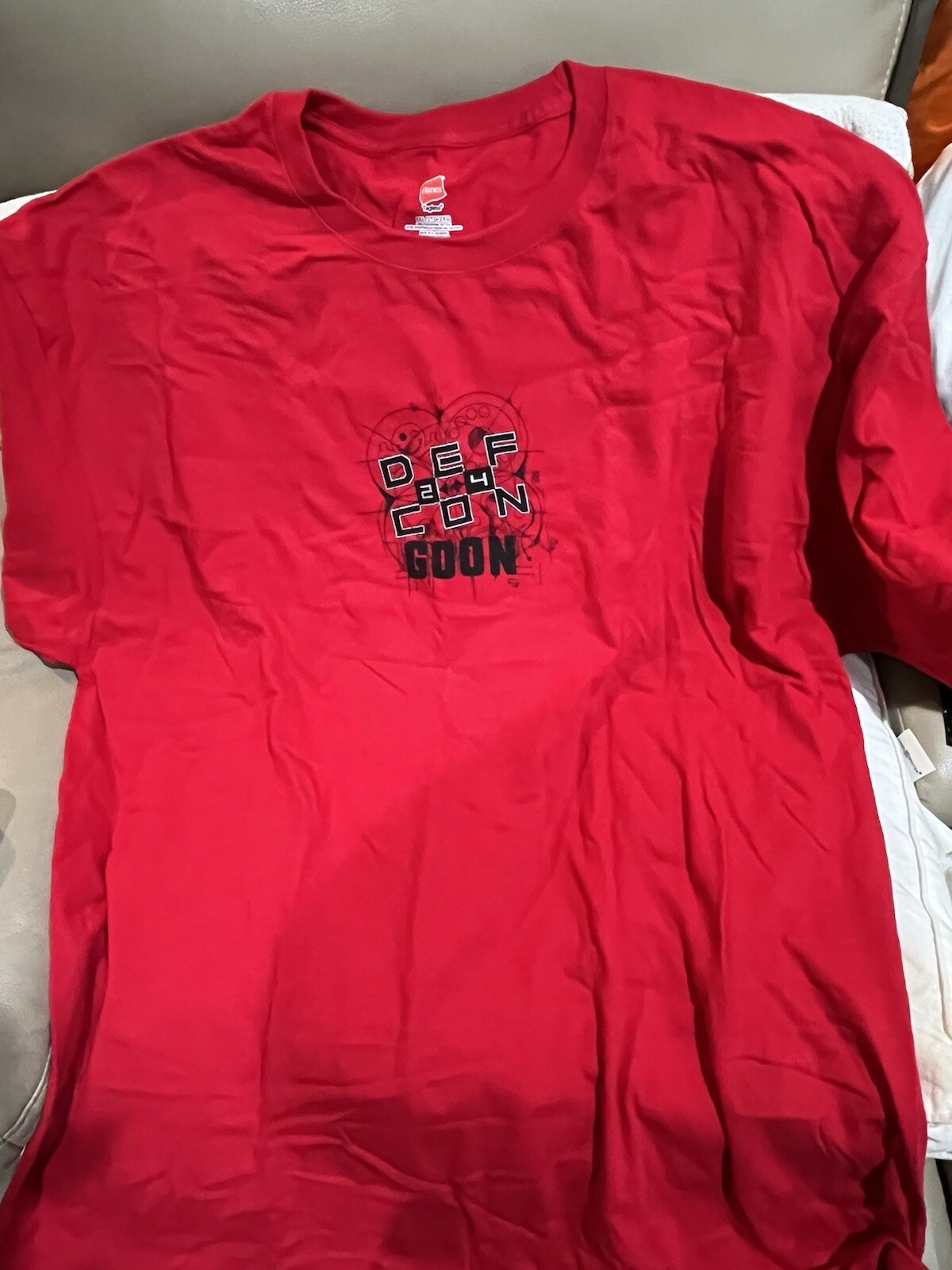 DEFCON 24 New Goon / Press T-shirt, 2XL-VERY Hard To Find-Las Vegas Hacker-NEW