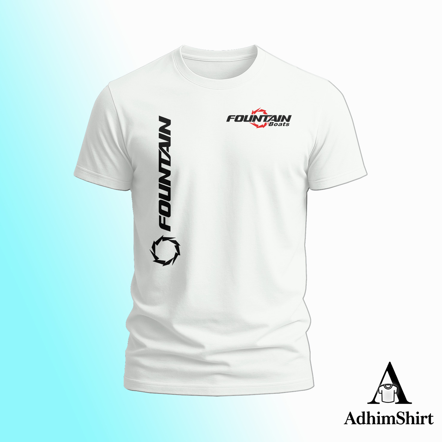 Fountain Power Boats Logo FUNNY T-SHIRT S-5XL USA many colors