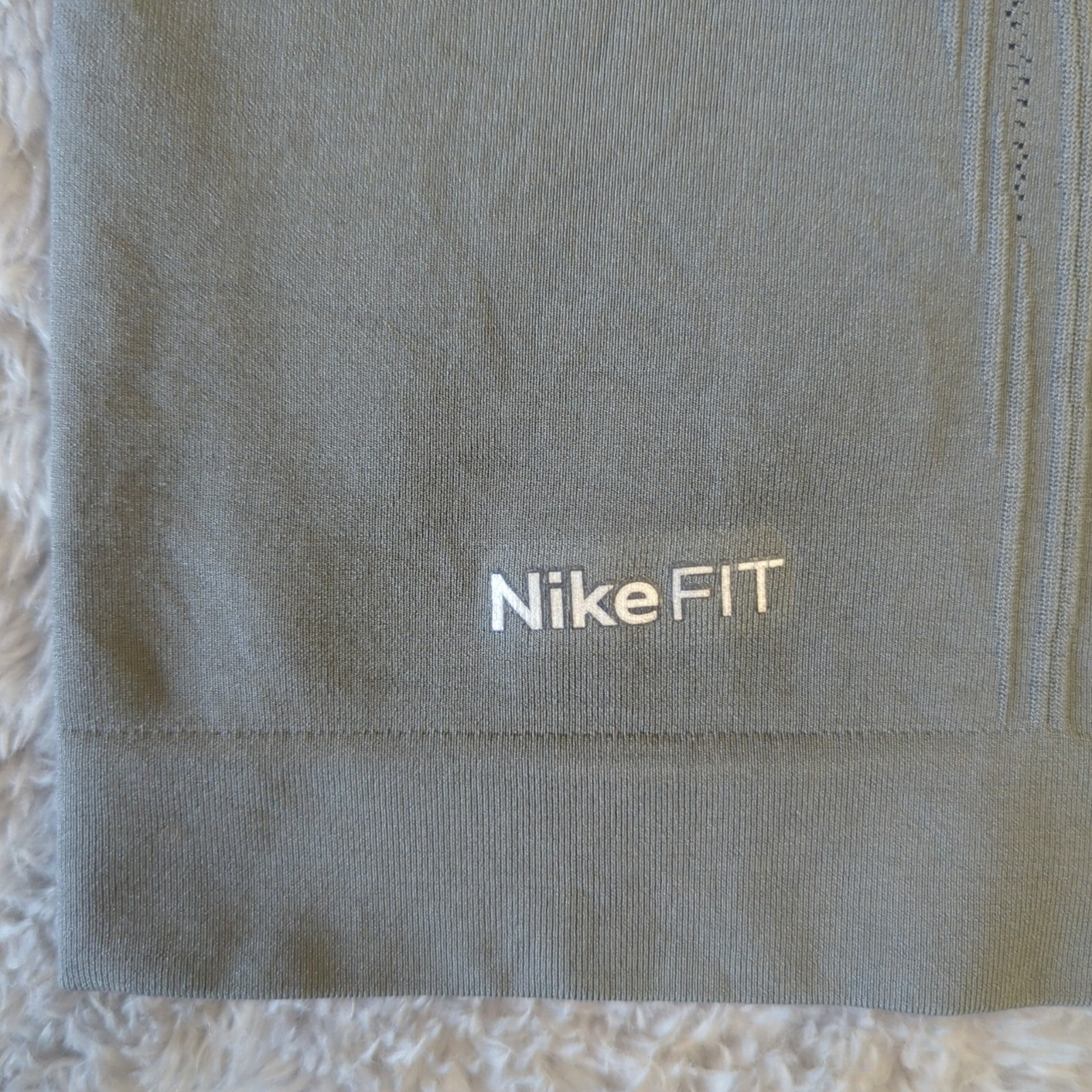 Nike Pro Tight Compression Shirt Gray NikeFIT Athletic Men’s XXL 2XL