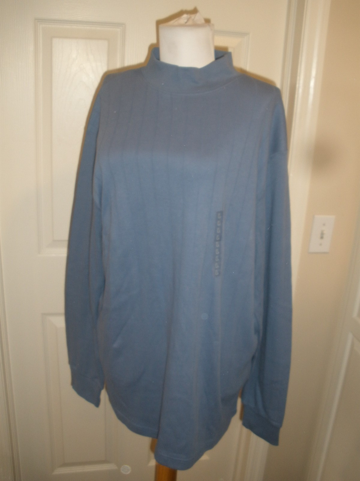 New Men’s Long Sleeve Pull-over Top High Neck John Ashford L (3A)