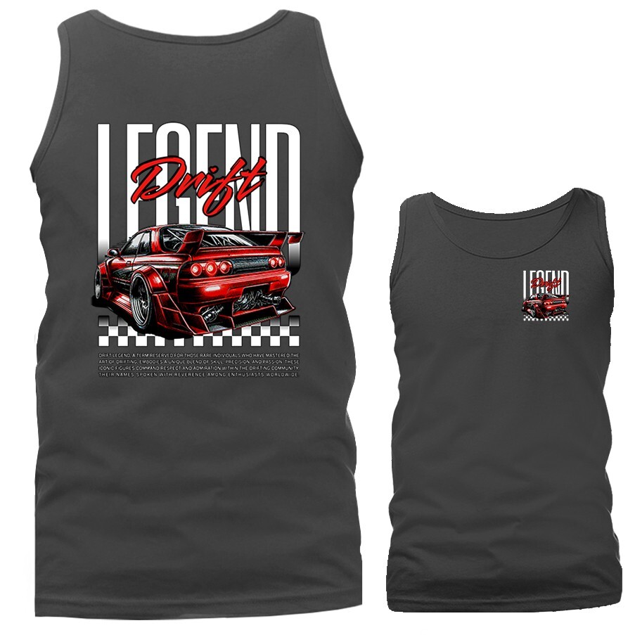 Legend Drift Urban Streetwear Imported Tuned Custom JDM Sports Car Tank Top