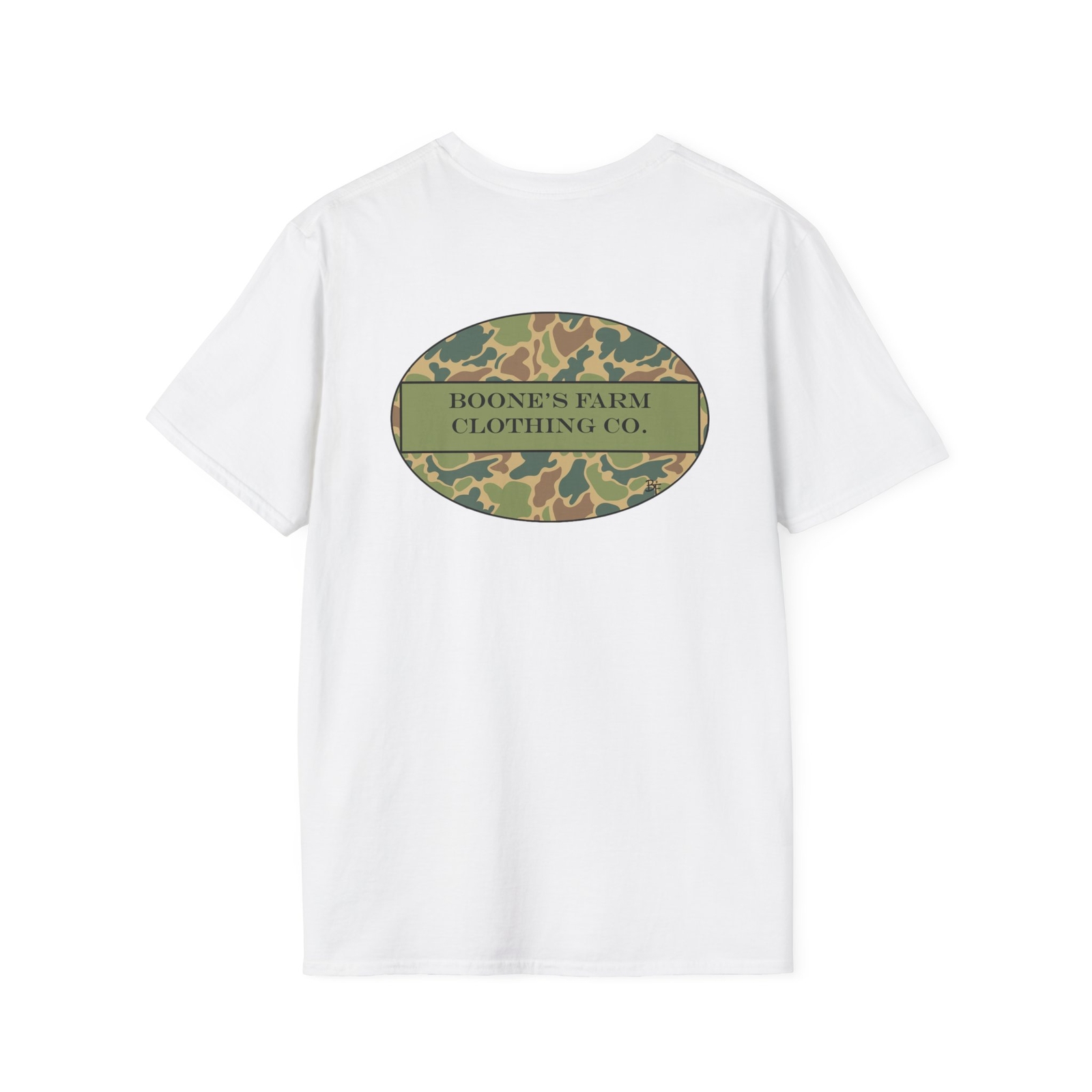Camo Boone’s Farm Logo Adult Tee