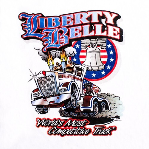 VTG Liberty Belle “World’s Most Competitive Truck” Mens T Shirt Size 2XL Jerzees