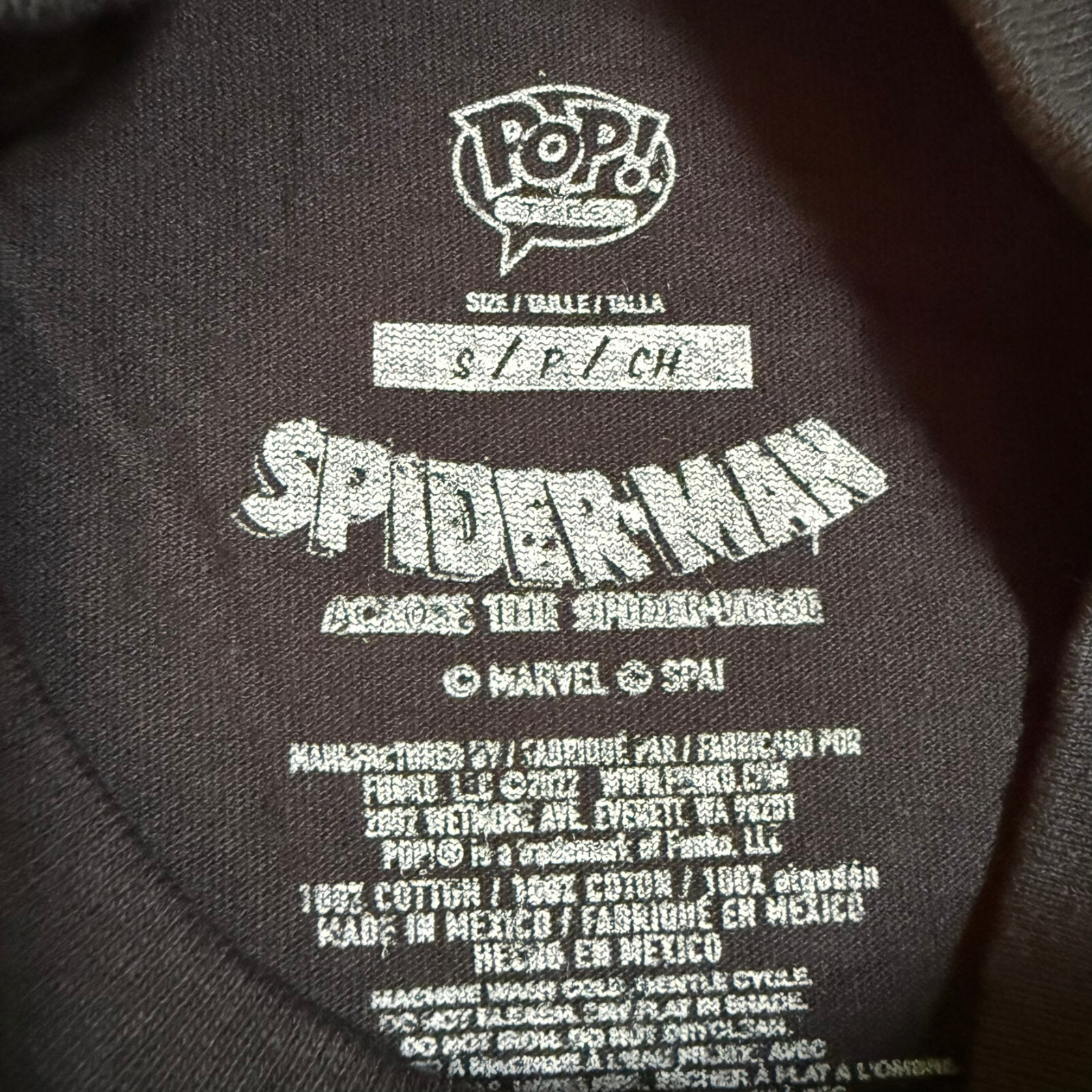 Marvel Spider-Gwen T-Shirt Small Spider-Man Spiderverse Funko Pop! Tee Exclusive