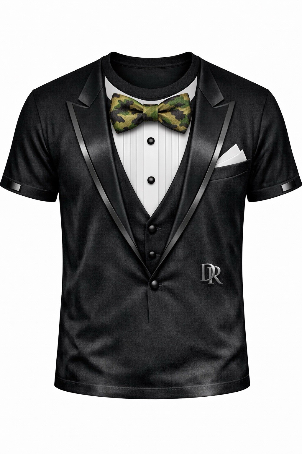 Digital Remains Tuxedo Shirts