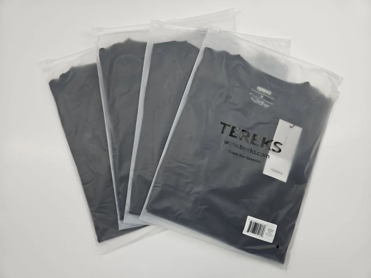 Men’s Bamboo Cotton T-Shirt 4 Pack Black Crew Neck Soft Moisture Wicking NWT