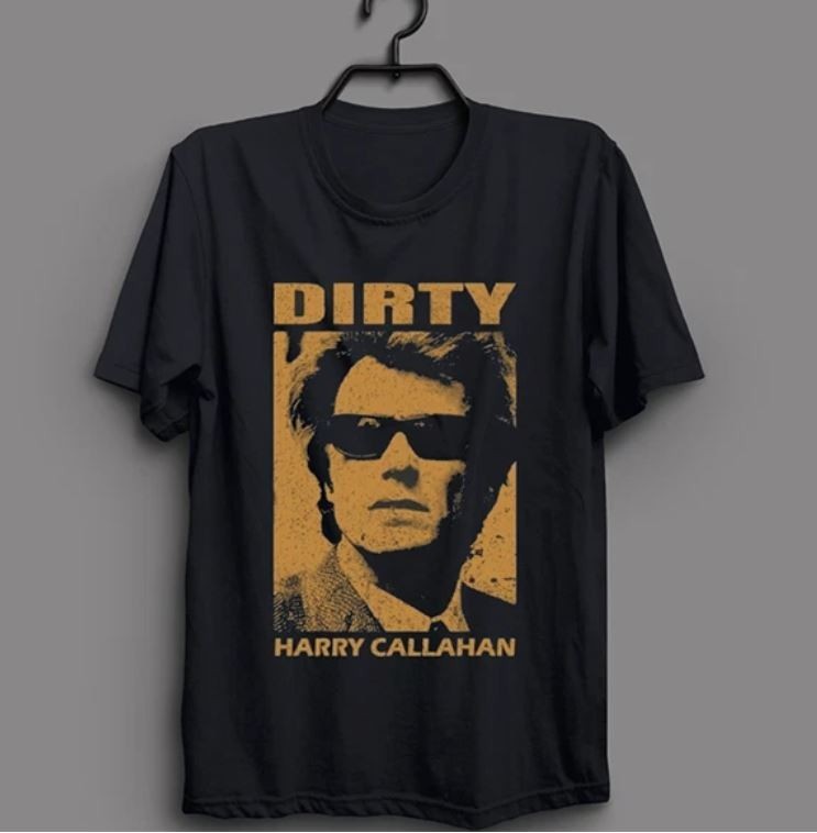 Dirty Harry Callahan Clint Eastwood 70s Movie Unisex T-shirt Holiday Gift Tee