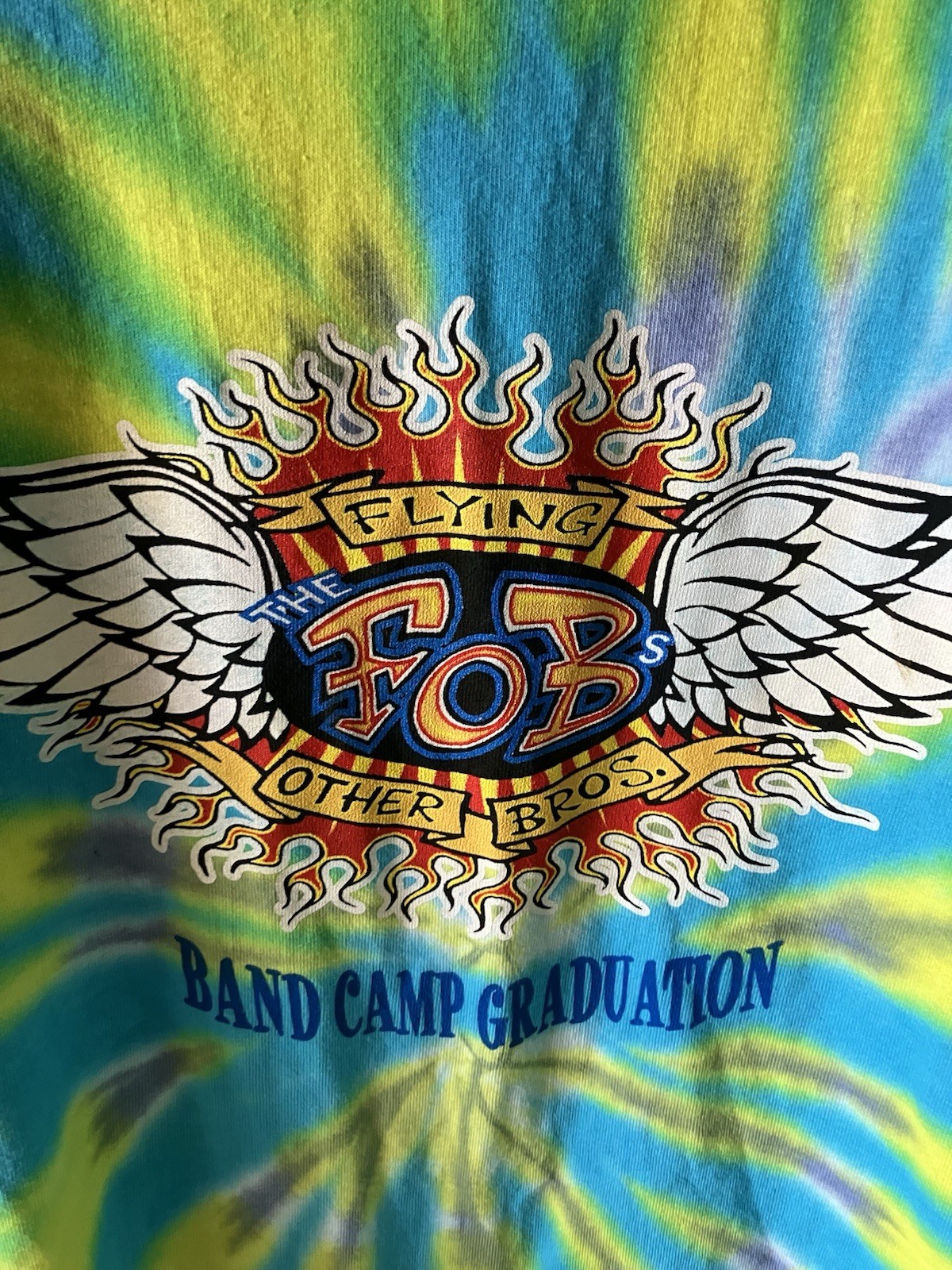 Flying Other Brothers Tie Dye Shirt 2XL Jorma Kaukonen (Hot Tuna)Sweetwater Club