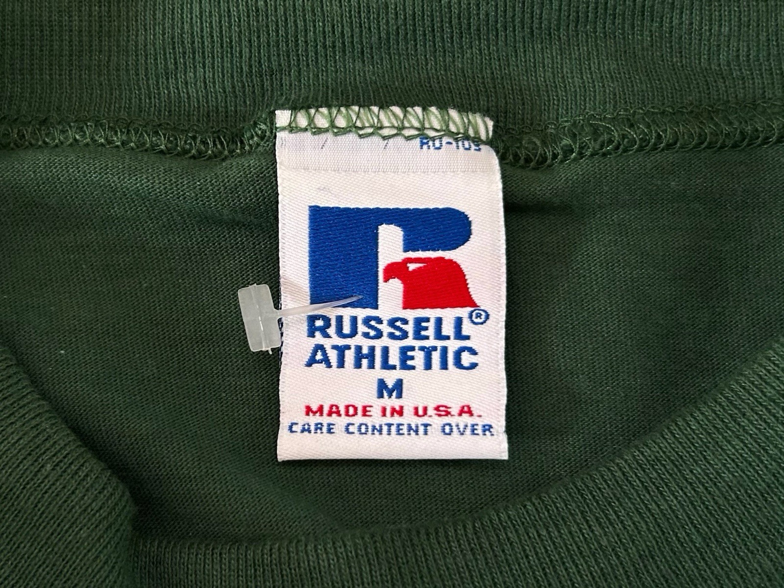 vintage russell athletic high cotton mock neck shirt mens size medium NWT 90s