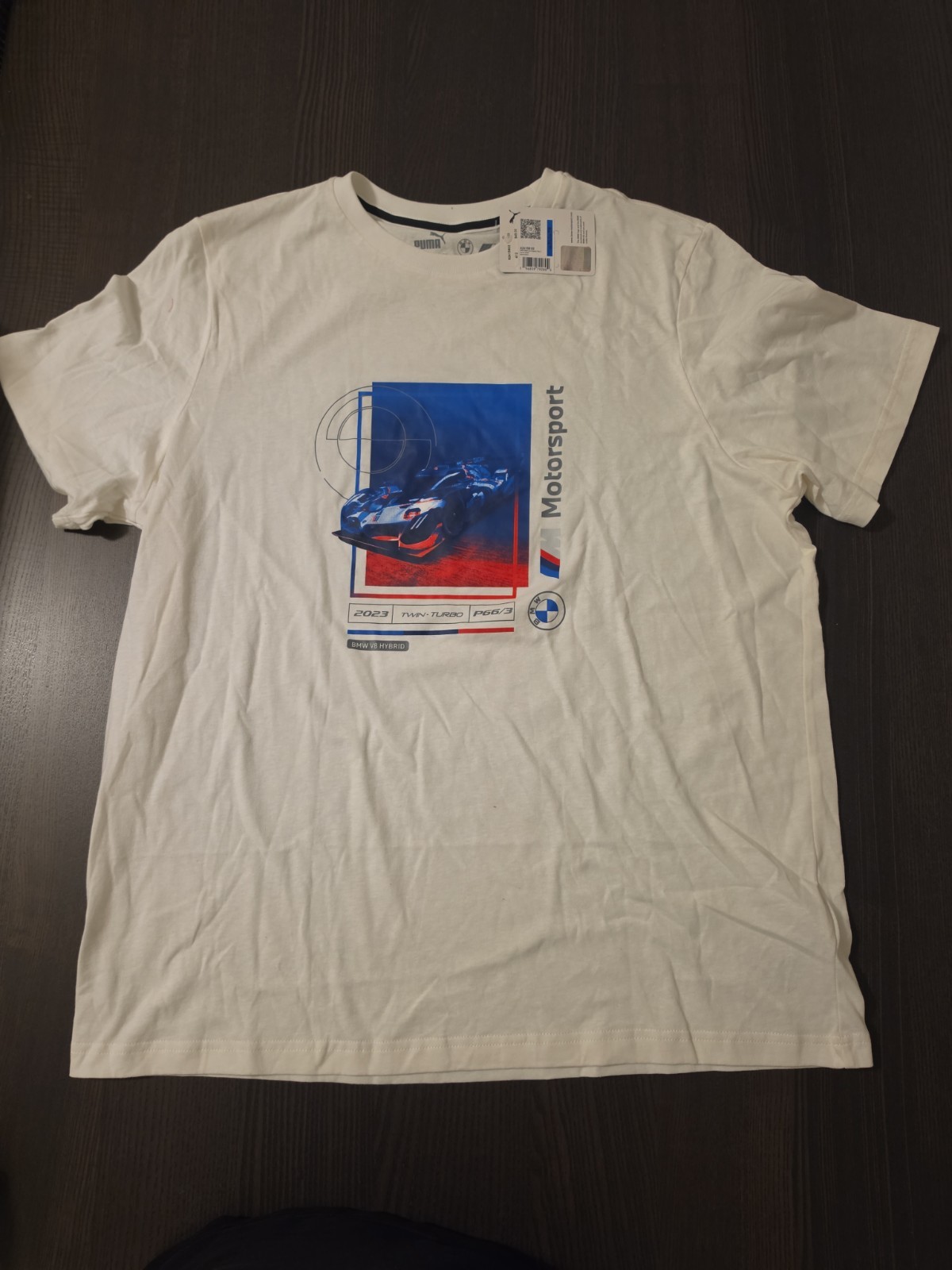 Puma BMW Motorsport Twin-Turno P66/3 Graphic T-Shirt Men’s Size XL