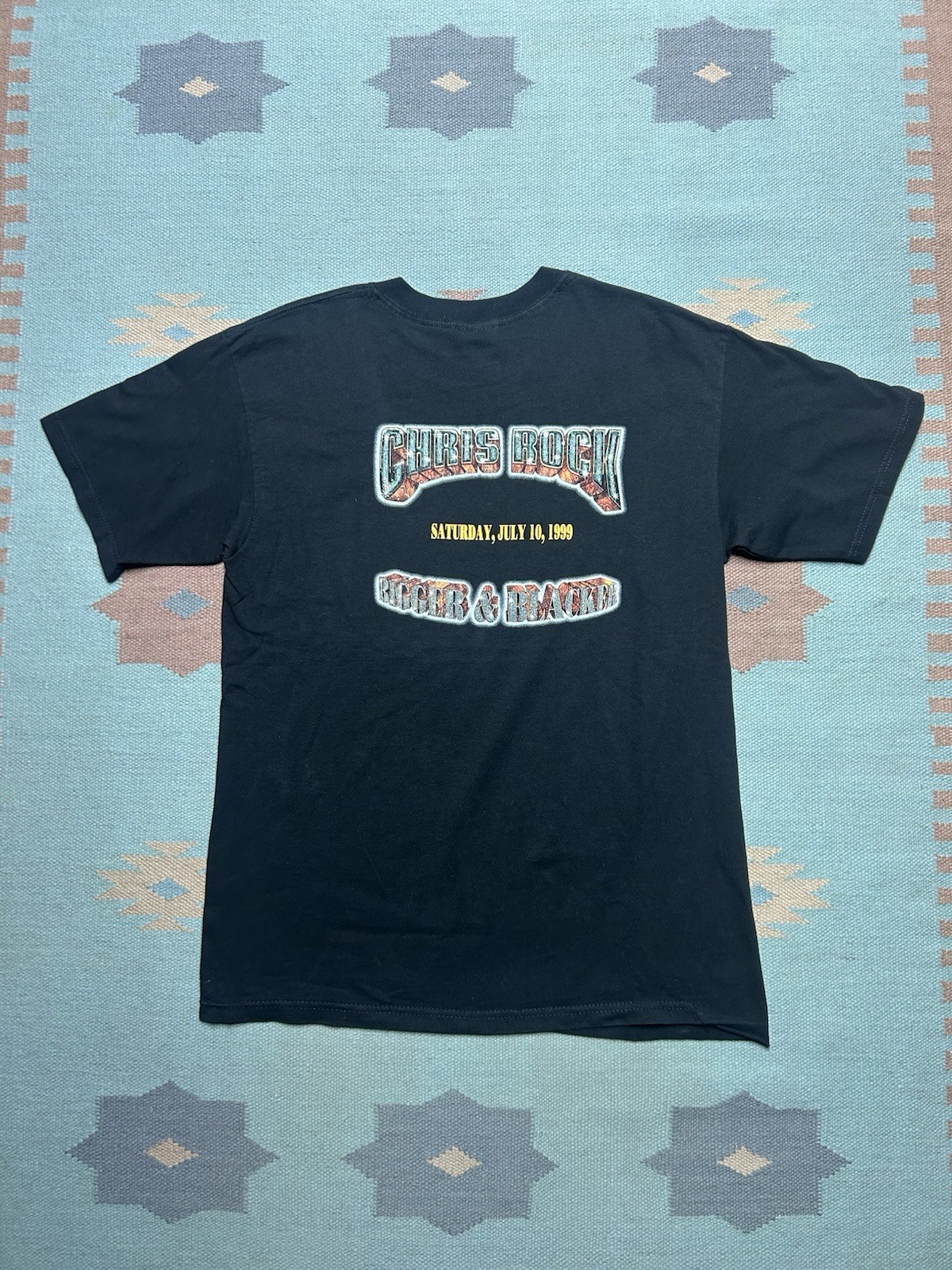 Vintage 90s t shirt Chris rock bigger and blacker HBO comedy promo 1999 large