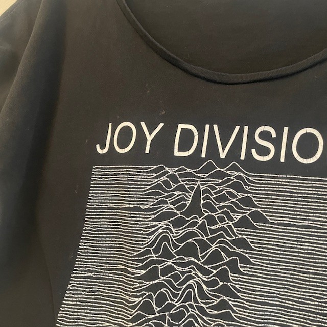Joy Division 80s/90s Vintage Unknown Pleasures Thrashed Rare T-Shirt