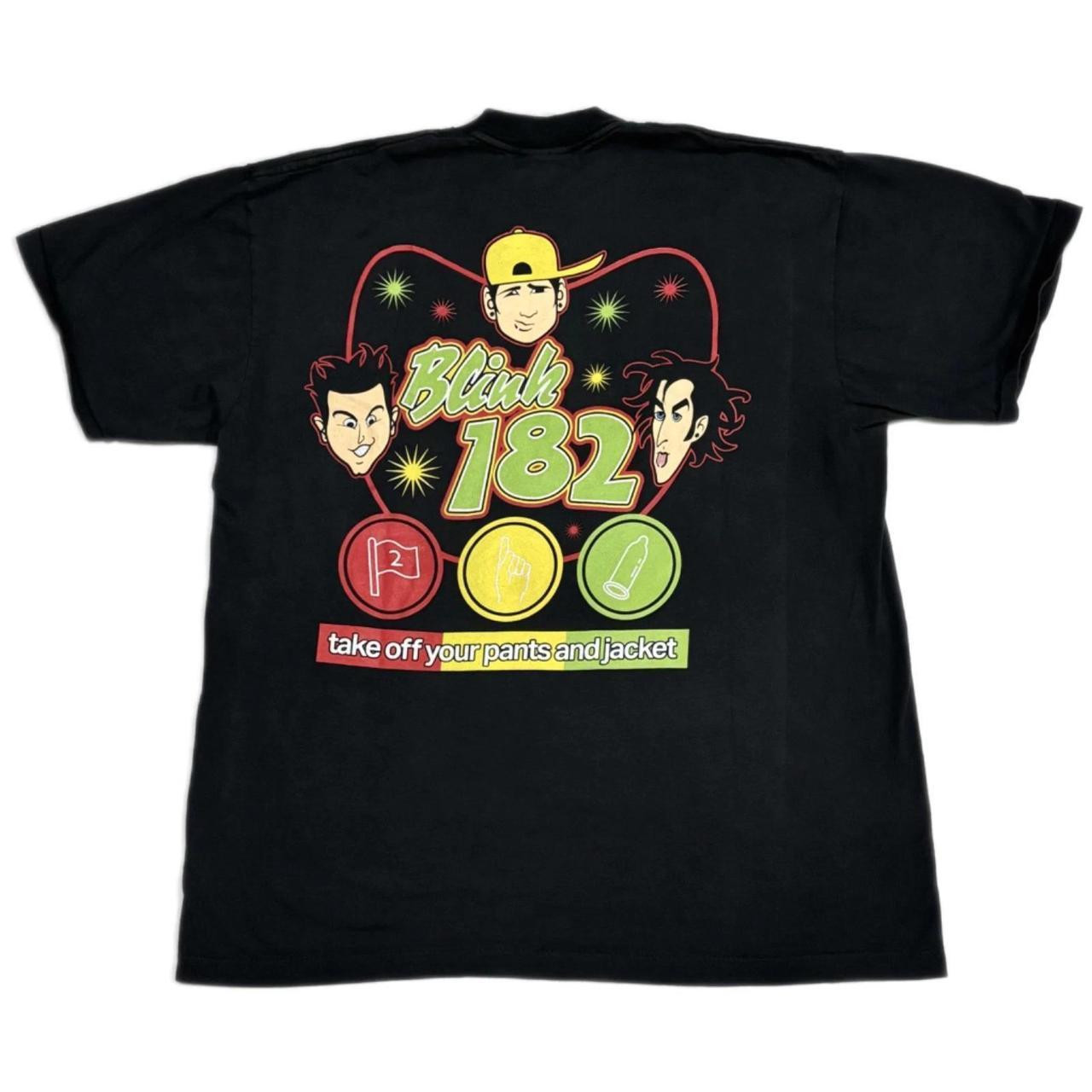 New Blink 182 Take Off Your Pants and Jacket 90s Band Tour Shirt