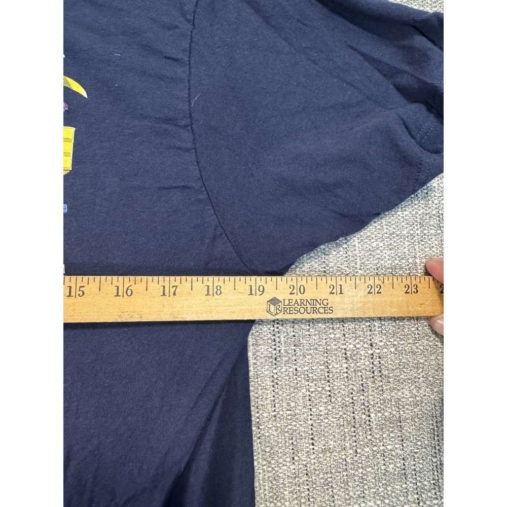 Arcader T Shirt Size Large Blue Mash Up Chest 19 In Length 29 In Used