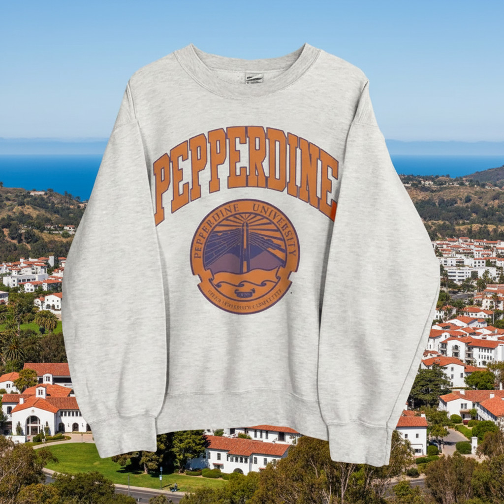 Vintage 90s Pepperdine University T- Shirt, Sweatshirt & Hoodie