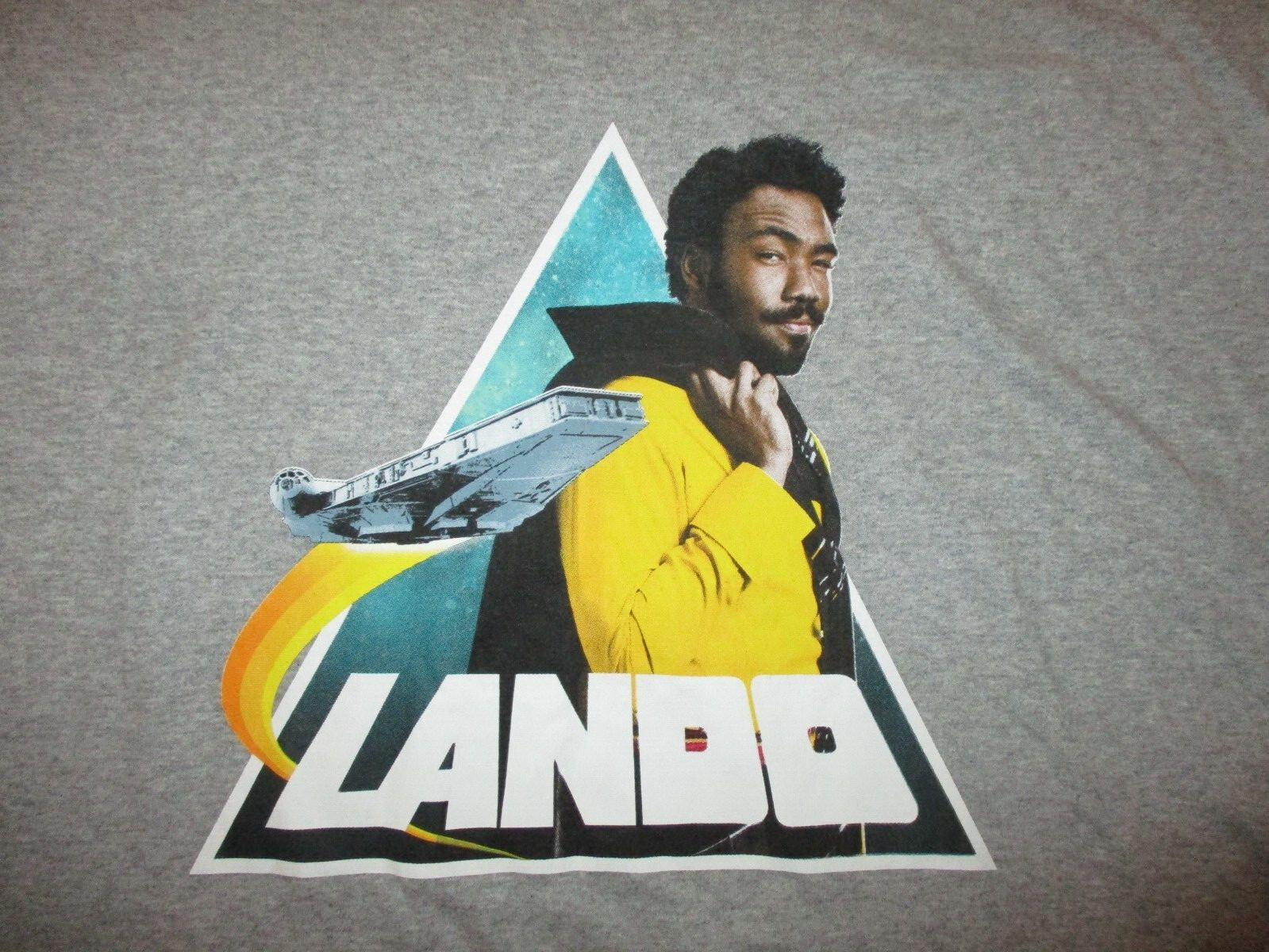 NWT LANDO CALRISSIAN STAR WARS T SHIRT Solo DONALD GLOVER Adult 2XL