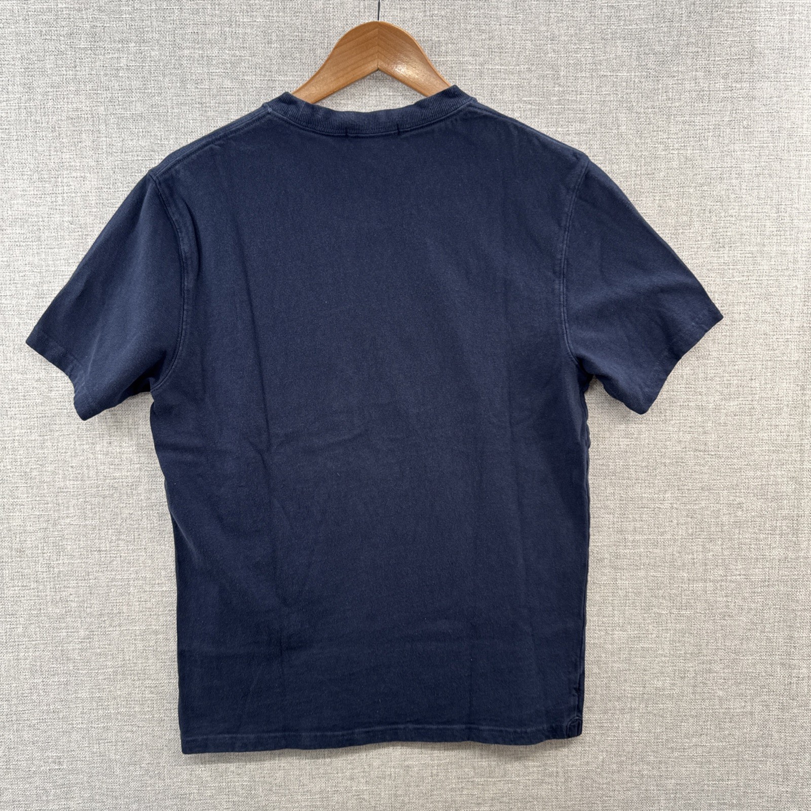 Alex Mill T Shirt Mens Small Blue Navy Pocket Short Sleeve Minimalist Adult