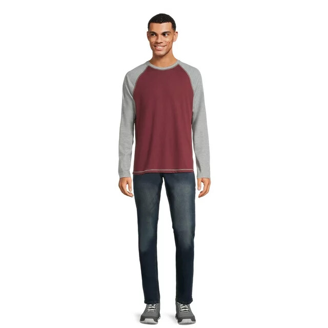 George Men’s Raglan Tee Long Sleeve Two Color