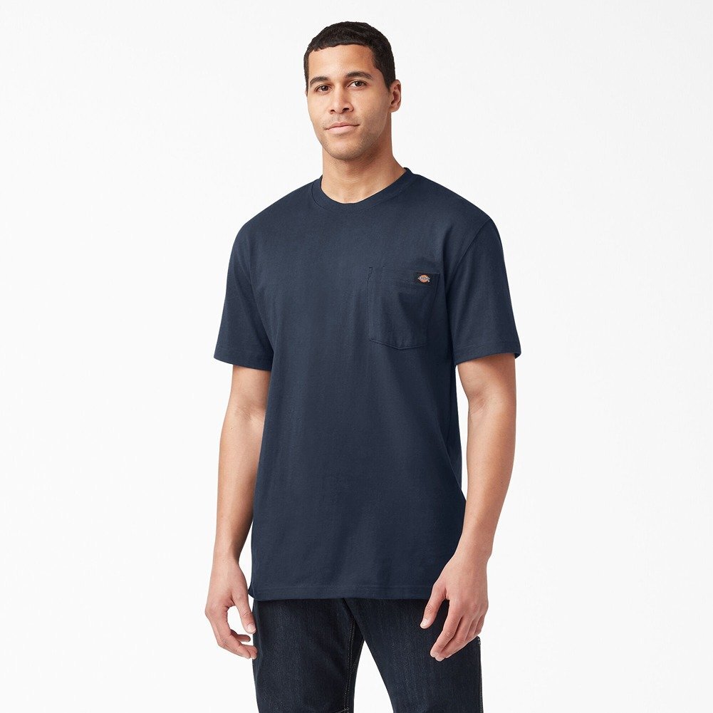 Dickies Men’s T-Shirt Short Sleeve Heavyweight Pocket Relaxed Fit T-Shirt