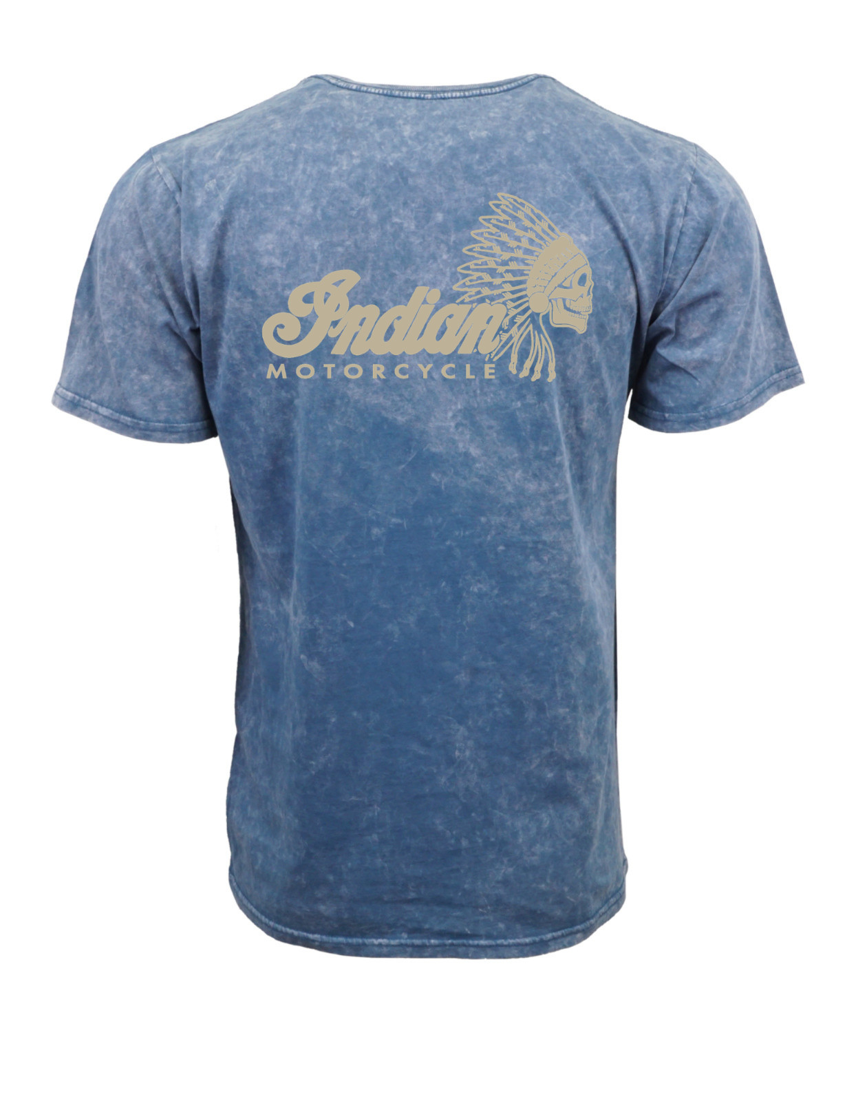 NATIVE AMERICAN MOTORCYCLE VINTAGE WASH GRAPHIC T SHIRT