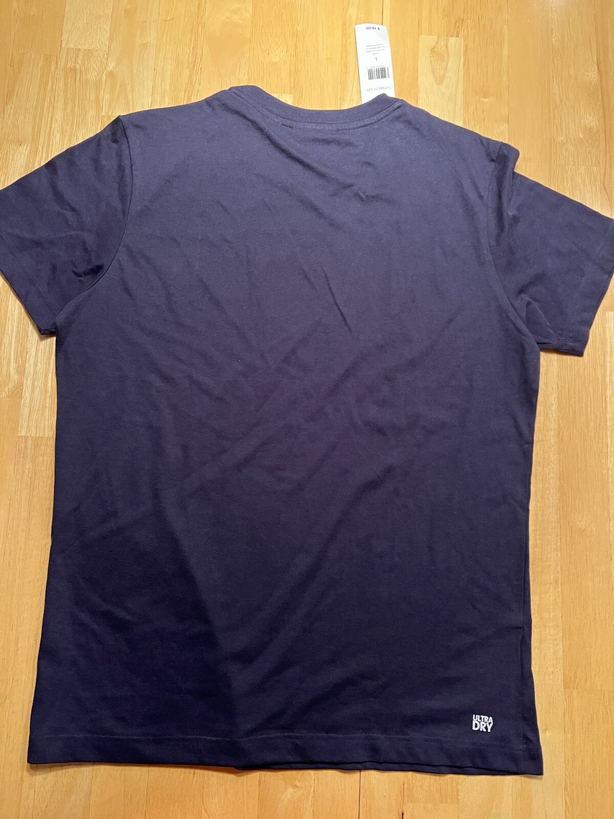 Lacoste Novak Djokovic 21st Slams YSY T-Shirt Navy Tennis Size Large Djoker New